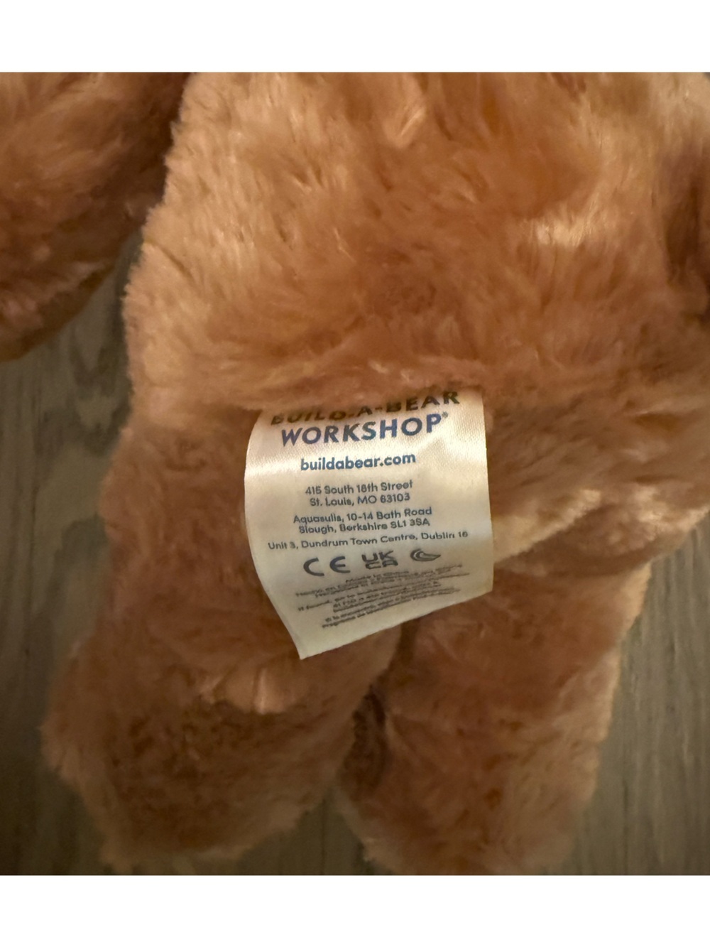 Build-A-Bear Workshop Classic Brown Teddy Bear Plush - Picture 3 of 4